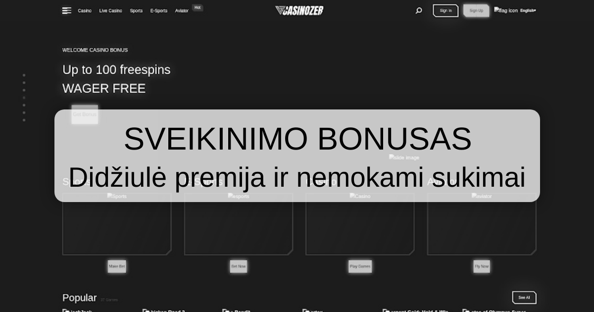 Casinozer Casino Lietuva