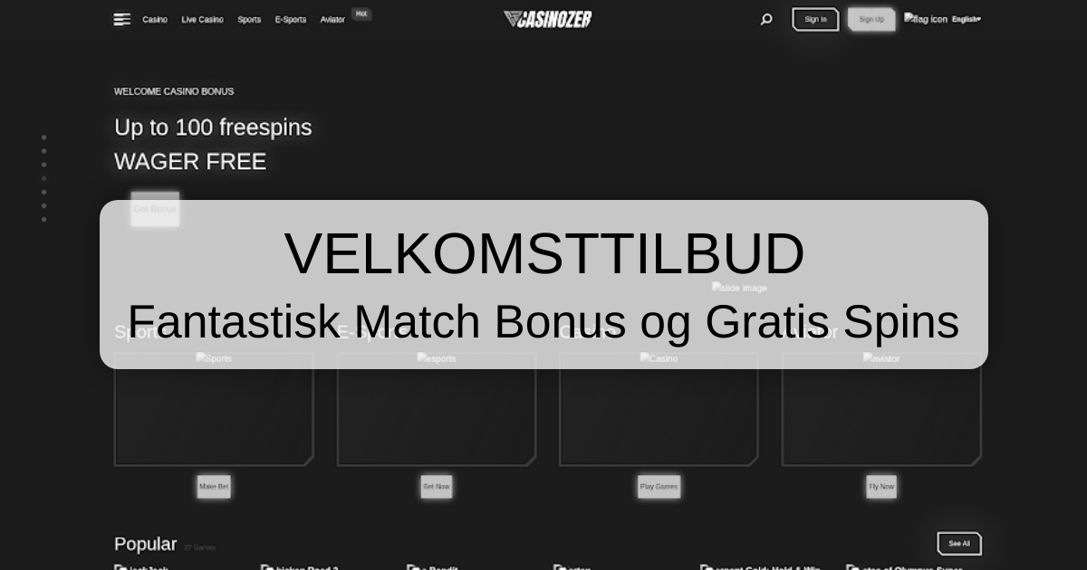 Casinozer Casino Danmark