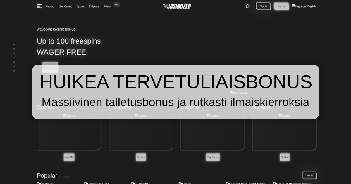 Casinozer Casino Suomi